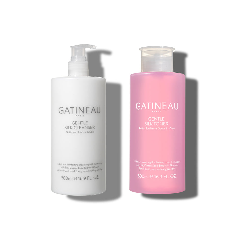 Gentle Silk Cleanser and Toner Duo