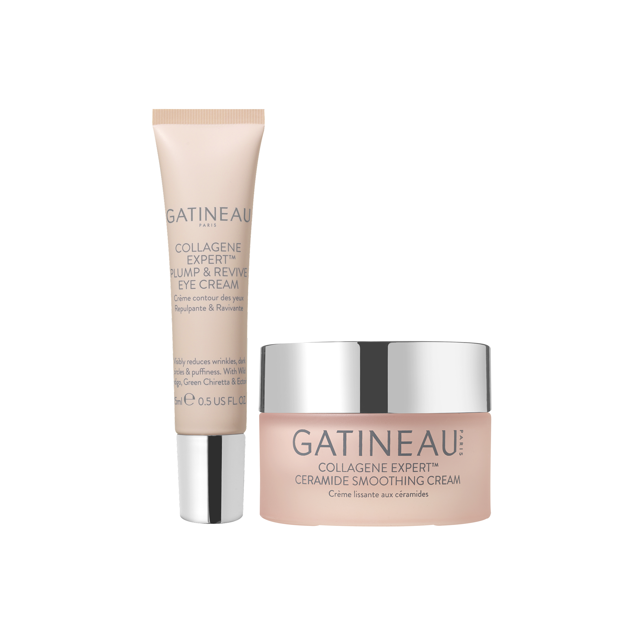 Collagene Expert Ceramide Smoothing & Collagene Expert Plump & Revive Eye Duo