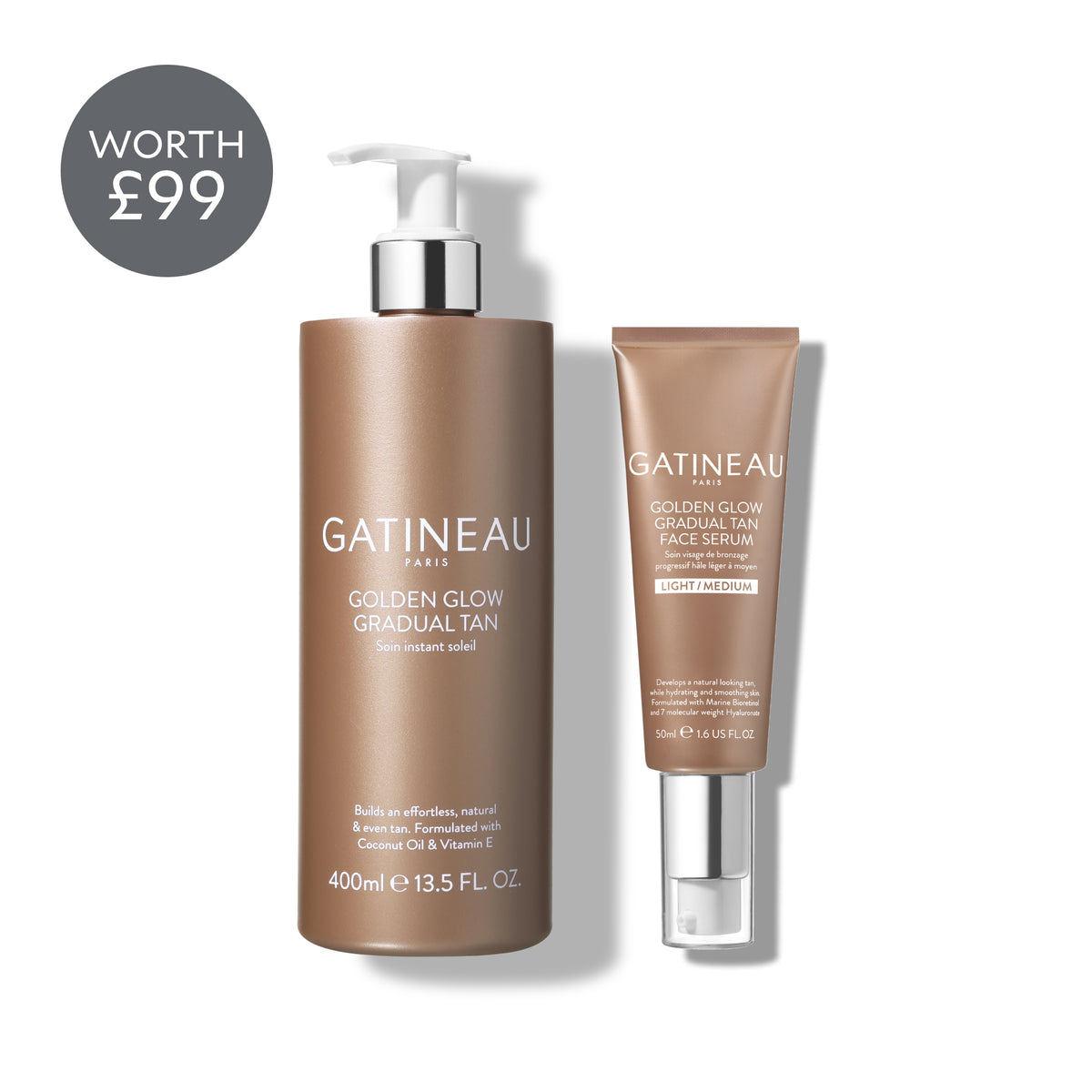 Golden Glow Face Body Duo Worth £99