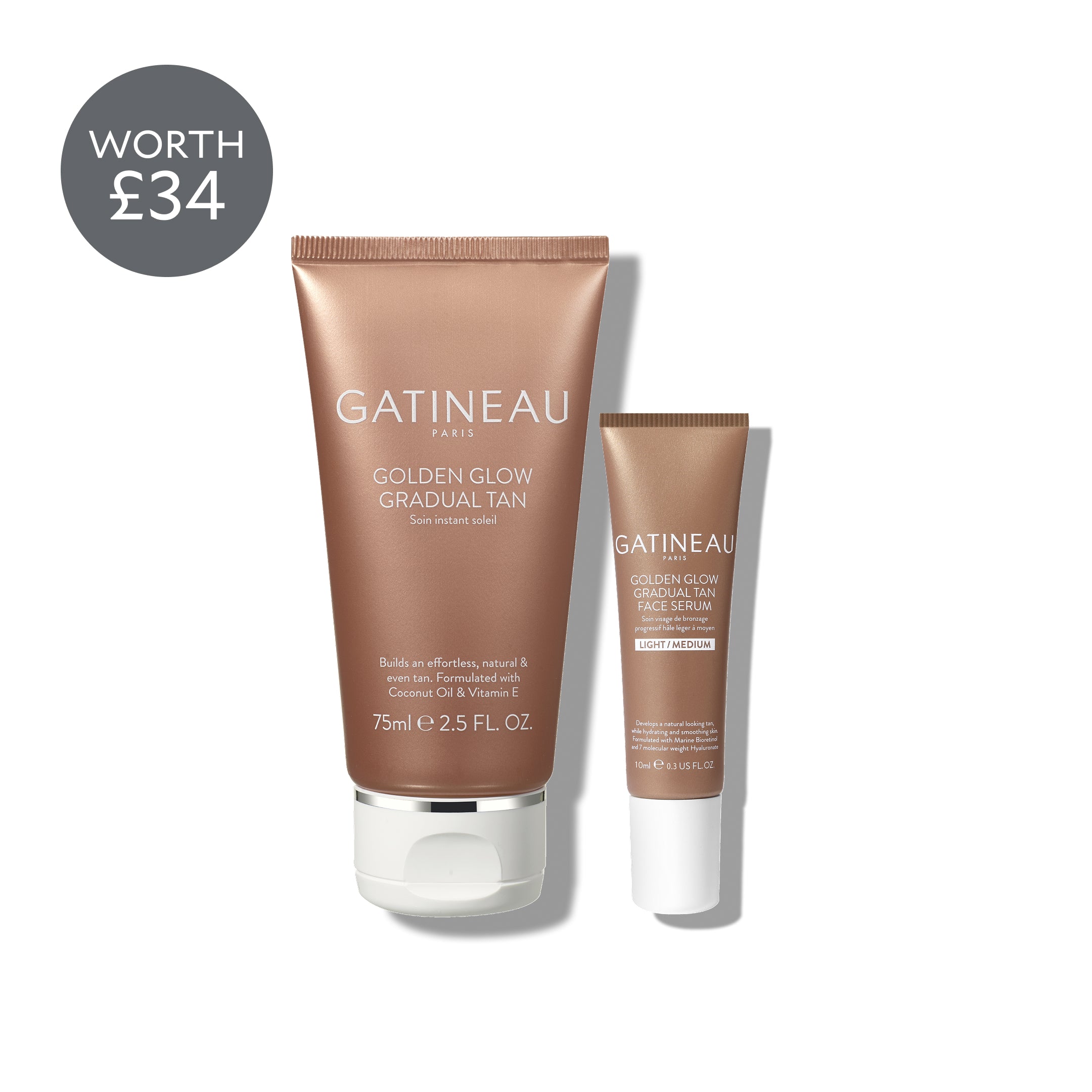 Golden Glow Face Body Duo Worth £34