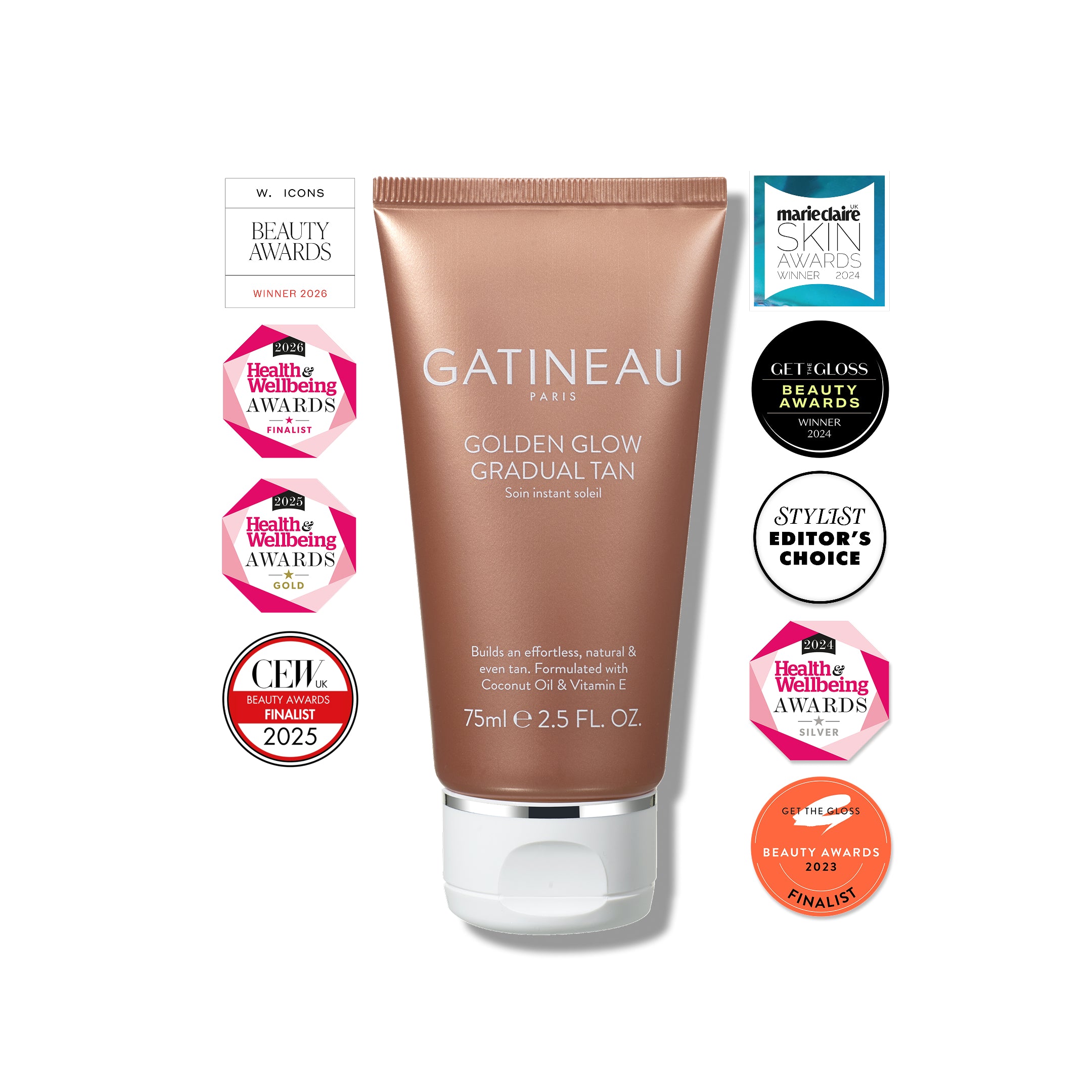 ボディクリーム Gatineau Golden Glow Gradual Tan 75ml Golden Glow Gradual Tan 75ml – Gatineau Skincare