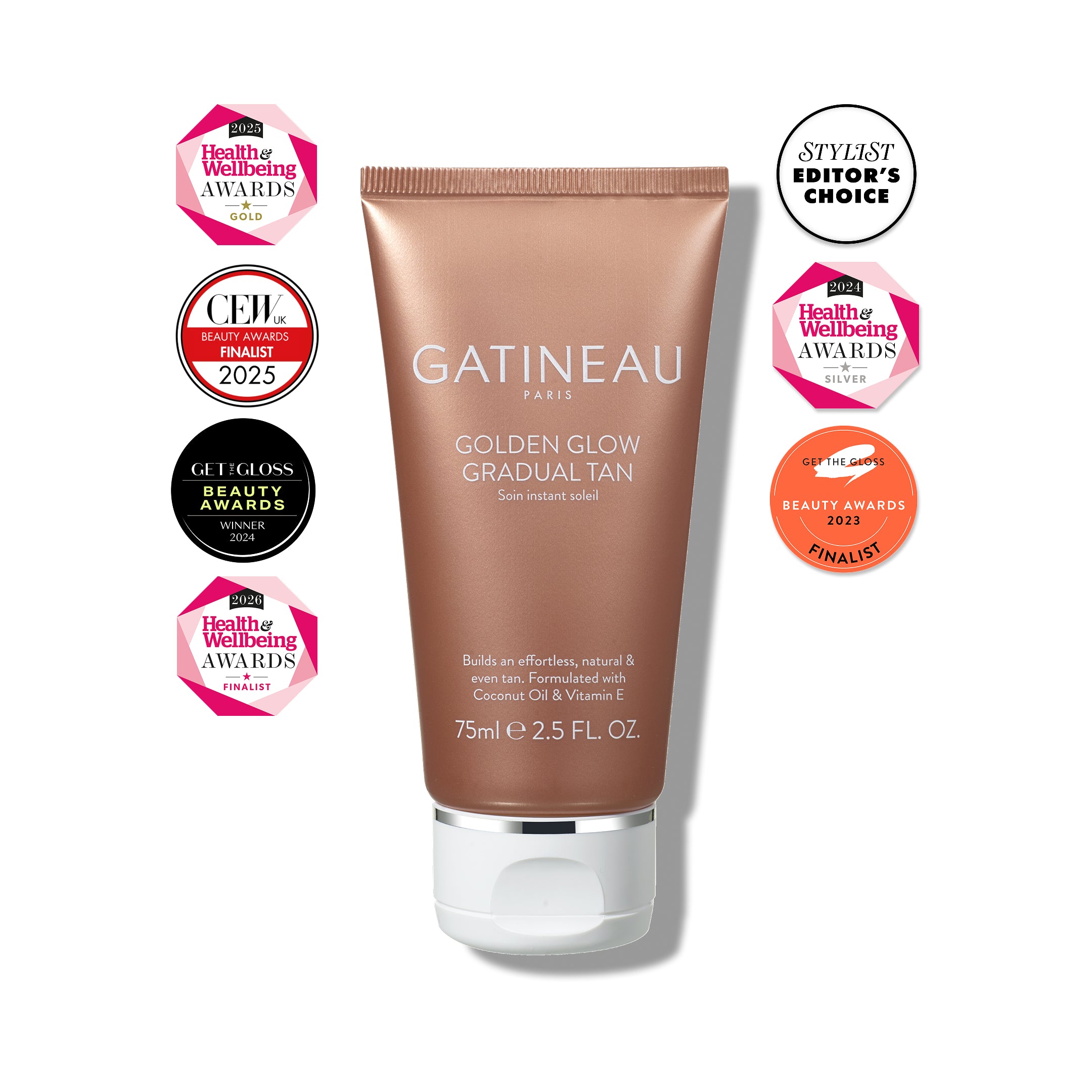 ボディクリーム Gatineau Golden Glow Gradual Tan 75ml Golden Glow Gradual Tan 75ml – Gatineau Skincare