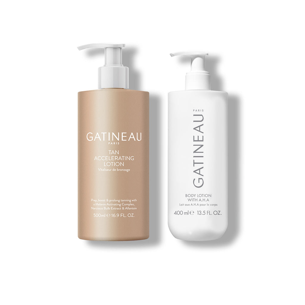 Tan Accelerating Lotion & AHA Body Lotion Duo